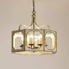 Lámpara de araña vintage de madera maciza estilo country americano francés con acabado envejecido para iluminación de sala de estar y comedor de villa dúplex