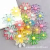 Perlado Pequeño Fresco Girasol Material Banda de Goma Pequeña Margarita Accesorios para el Cabello Pegamento Crema DIY Niños Accesorios para Funda de Teléfono Móvil