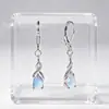 Brincos de Pedra da Lua em Forma de Gota para Mulheres, Diamante Super Feérico em Forma de Pera, Elegantes e Versáteis