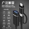 Nuevo adaptador OTG USB3.0 a Pingguo tipo c adaptador dos en uno teclado ratón disco U lector de tarjetas