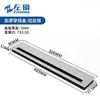 Caja de cables de aleación de aluminio engrosada para escritorio, cubierta de orificio para cables acolchada multifuncional para mueble de TV, cubierta decorativa para escritorio de oficina