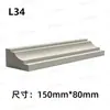 Componentes GRC Coluna Romana Relevo Cerâmica Expandida Linhas Linhas de Espuma EPS Linhas Decorativas de Parede Externa Contornos de Janela Suportes de Viga