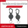 Fornecimento de Chaveiro Retrátil de Corrente Totalmente Metálico de 5cm, Porta-Chaves de Metal, Gadget Telescópico Portátil Inovador de Liga Metálica Retrátil