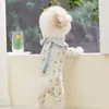 Ropa Fina de Cuatro Patas para Proteger el Vientre, Pijamas, Ropa para Gatos y Perros, Ropa para Mascotas para Perros Pequeños y Medianos, Primavera y Verano