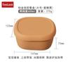 Pote de Silicone para Almoço Aquecimento no Micro-ondas com Tampa Trabalhador de Escritório Pote de Frutas para Almoço Caixa para Conservar Fresco Pote para Almoço na Geladeira Estudante