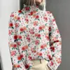 Suéter de Punto de Cuello Alto Versátil Europeo y Americano Transfronterizo Amazon Nuevo E127 para Mujer