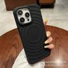 Adecuado para Apple 17 Pro Max Cobertura Total 14 13 Magnético Sol Suave Carcasa de Silicona 16 Patrón Circular Funda para Teléfono