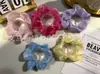 Direto do fabricante: Scrunchie de strass em rede, fresco, doce, simples, elástico de cabelo scrunchie