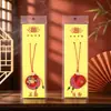 Exquisito Mini Sachet de Artemisa Bendición Zen Regalo Colgante para Teléfono Colgante para Coche Empaque de Tarjeta de Papel Sachet