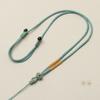 Cordão para Pingente de Jade Flor de Pessegueiro Tecido à Mão Cordão de Colar Ajustável Cordão de Pescoço Cordão para Pingente de Cristal de Cera de Jade