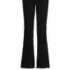 Jeans Negros Micro La para Mujer 2024 Primavera y Otoño Nuevas Explosiones Pantalones de Campana Pequeños para Mujer Otoño e Invierno