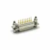 DP9 15 25 37P Macho Fêmea Banhado a Ouro Plástico Branco Rebites Tipo Espinha de Peixe Porta Serial RS232 Soldável Montagem em Placa Cabeça DB