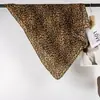 Pañuelo de Seda 70 Cuadrado Moda Coreana de Alta Gama Versátil Profesional Seda Sintética Pequeño Pañuelo de Cuello Estampado Retro Pañuelo de Seda para Mujer