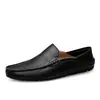 20138 zapatos de algodón para hombre, zapatos casuales de cuero, otoño, para conducir, zapatos planos, ligeros, talla grande, zapatos tipo haba perezosos británicos