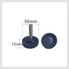 Cabeza de plástico base grande pies ajustables antideslizante resistente al desgaste tornillo nivelador para mesa y silla de muebles de exterior con varilla roscada