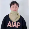Bufanda Protección Cuello Manga para Cuello A prueba de Frío Mujeres Cálida Otoño e Invierno Cuello Chal para Hombres A prueba de Viento Ciclismo Engrosado Forrado de Felpa Moda