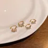 Pendientes Exquisitos de Mariposa con Circonita Dulces y Elegantes para Mujer, Estilo Bosque, Frescos y Naturales, Brazaletes para Oreja Sin Perforación, Pendientes Super de Hada