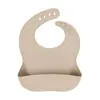 Babero impermeable para bebé, babero de silicona de grado alimenticio para niños, babero suave para comer bebés, anti-suciedad, ventas directas de fábrica