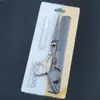 Tesouras Profissionais de Cabeleireiro Dourado Preto para Franja, Tesouras de Dente Fino, Tesouras de Cabelo, Conjunto de Ferramentas de Alta Gama para Desbaste