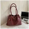 Bolso Tote para Viajar para Mujer 2025 Invierno Nuevo de Moda Aspecto de Alta Calidad Bolso de Hombro Retro Bolso de Mano de Moda para Compras