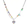 Collar Dopamina Color Caramelo para Mujer Combinación Versátil Diseño de Nicho Cadena para Clavícula con Cuentas Collar Dulce Fresco Chica Picante Decoración Popular en Internet