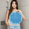 [Exclusivo para Iniciantes 1,29 Yuan] Pessoa Preguiçosa Esfrega as Costas e Toma Banho, Escova de Costas em Tapete de Silicone, Toalha de Banho com Ventosa para Banheiro