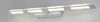 Luz frontal de espelho LED transfronteiriça, luminária de parede simples estilo nórdico para banheiro e quarto em aço inoxidável, luminária de parede para banheiro