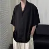 Moda Masculina de Moda Estilo Nicho Ajuste Delgado Ropa Exterior Camisa 2026 Primavera Vintage Versátil Color Sólido Chaqueta Camisa Casual