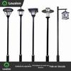 Candeeiro de jardim solar moderno simples retro quadrado quadrado tubo grande e pequeno Rod 3 m ao ar livre impermeável quadrado lâmpada da paisagem