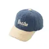 Chapéu Infantil Letra Boy Comércio Exterior BOSTON Boné de Beisebol Inverno Lã à Prova de Vento Quente Boné de Beisebol para Meninas
