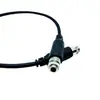 Cable Adaptador de Audio Negro de 3.5mm Hembra a Hembra Computadora Amplificador Audio Coche Aux 3.5 Conversión de Conexión Cable de Extensión