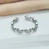 Amazon Europa América Moda Transfronteriza Personalidad Ojo de Demonio Ojo Azul Anillo Abierto Sensación de Alta Gama Dedo Índice Dedo Meñique Anillo