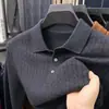 Suéter Básico Novo de Inverno 2025 para Homens, Engrossado, Meia-Idade, Solto, Cor Sólida, Casual, Suéter de Tricô com Gola Reversível para Homens Atacado