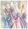 Cinta Pura Perlada Estilo Francés, Tela Ondulada de Satín Nieve para Manualidades y Lazos, Material Romántico para Envolver Ramos Florales, Suministros para Empaque de Bodas y Regalos