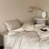2026 Novo Outono 100% Algodão Puro Arejado Jacquard Grande High-End Conjunto de Quatro Peças Leve Luxo Casa Conjunto de Quatro Peças Puro
