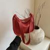 La Popular Bolsa Cubo de Hombro con Patrón de Lichi de Este Año es Moderna y Elegante, Bolso Cruzado, Bolso Versátil para el Trabajo para Mujeres