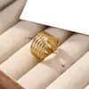 Anillos de Estilo Ins Transfronterizos para Hombres y Mujeres Diseño de Nicho Apertura Anillo de Moda Adecuado para Regalos Hermanas Padres Compañero de Escritorio