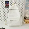 Alto Valor Estético 2026 Nueva Mochila de Nylon Estilo Coreano Serie Mori Mochila Estudiantil Simple Casual Color Sólido Mochila para Viajes