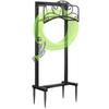 Soporte para manguera de jardín de alta resistencia Gancho para manguera, soporte mejorado para tubería de agua, estante de almacenamiento para tubería de agua para césped y jardín