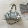 Bolso Boston de un solo hombro de gran capacidad, estilo relajado, nuevo bolso cruzado versátil de moda 2026, bolso de mano tipo almohada para mujer