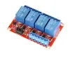 Módulo de relé de 1/2/4/8 canales 5V12V24V con soporte de aislamiento de optoacoplador, placa de expansión de disparador de nivel alto y bajo