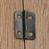 Jd Bisagra Plana de Hierro Antiguo de 1.2 pulgadas Bisagra para Caja de Madera Embalaje de Maleta Accesorios Pequeños 30*19mm 4 Ojales Fabricante