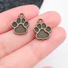 Mezcla 100 Dibujos Animados de Animales Retro Perro Tazón Hueso Aleación Colgante Pulsera DIY Collar Accesorios de Joyería Colgante
