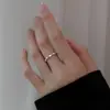 Anillo de Amor Yuhong para Mujer, Diseño Único, Banda Lisa Ajustable, Anillo para Dedo Índice, Anillo de Moda, Venta Directa del Fabricante