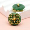 Hebilla de seguridad para botón de cheongsam de alta gama, accesorios de jade de imitación, botón para Hanfu, accesorios para botón de camisa de traje Tang chino
