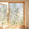Novo Produto de Comércio Exterior: Adesivos de Janela com Designs Coloridos de Plantas e Flores, Película para Vidro com Efeitos Iridescentes Semelhantes ao Sol, Adesivos Eletrostáticos para Decoração de Casa