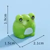 Mini figura de rana linda y regordeta para micro-paisajismo, decoración de jardín DIY, adorno de escritorio