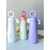 Taza aislada de paja con moño, alto atractivo estético para niñas, diseño estilo ins, gran capacidad, portátil, nuevo modelo 2026 vaso de agua