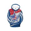 Cross-border US Independence Day tendência periférica lazer personalizado 3D coletes com capuz uma geração de cabelo