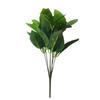 Rábano Verde Hojas de Planta Simuladas Planta en Maceta Decoración Varios Accesorios de Pared de Plantas Verdes Artificiales para Exteriores Hojas de Monstera Al Por Mayor